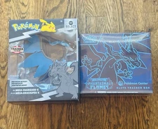 Phantasmal Flames POKEMON CENTER ETB + Mega Charizard X Figure-BOTH SEALED