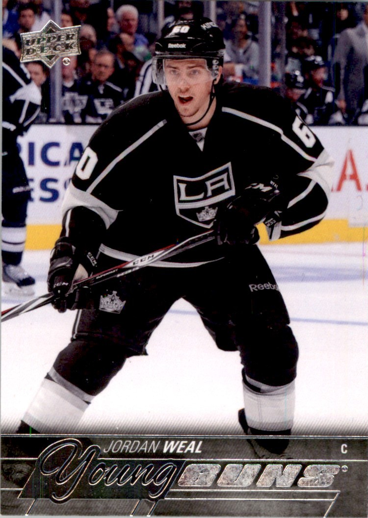 Jordan Weal 2015-16 Upper Deck Young Guns RC #202 Los Angeles Kings