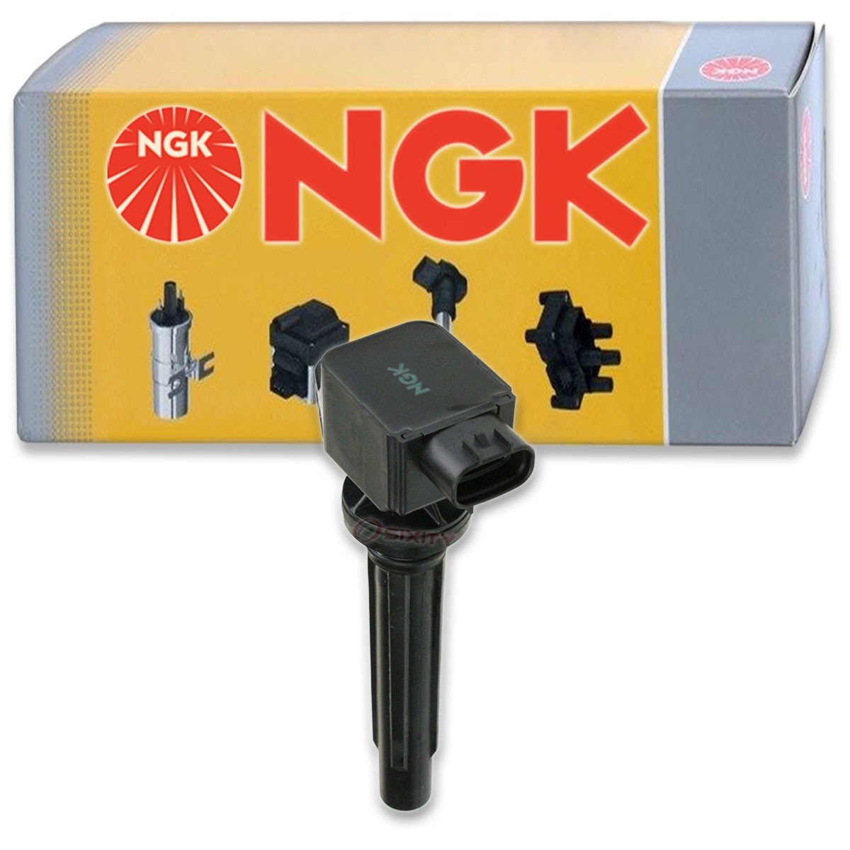 NGK 48746 U5203 Ignition Coil for UF562 UF-562 IC642 E1062 921-2131 pb