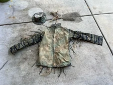 Ghillie Suit Top USMC Made Scout Sniper Marsoc Tiger Stripe