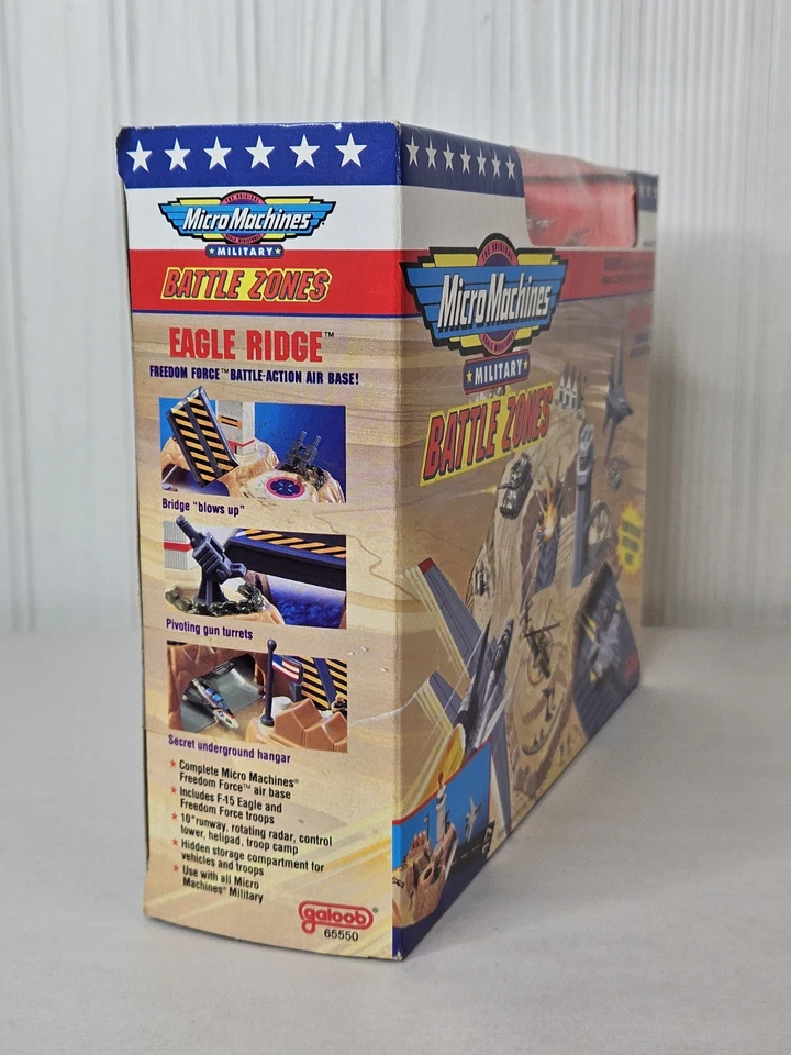 Micro Machines Military Battle Zones EAGLE RIDGE Playset 65550 Galoob 1993 Toy - Image 3 of 4