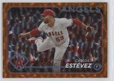 2024 Topps Series 2 Orange Foil 185/299 Carlos Estevez Carlos Estévez #634 0q0