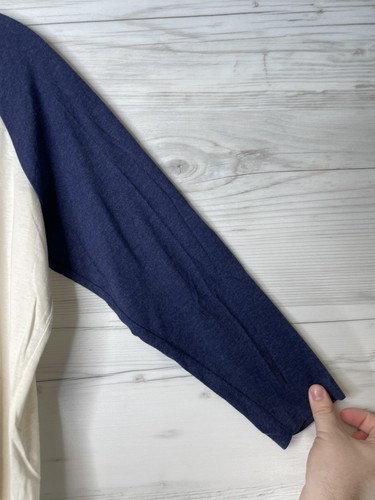 New England Patriots Shirt Womens Large NFL Football 3/4 Sleeve Raglan Tee - Bild 3 von 7