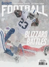 New January 2026 Beckett Football Card Price Guide Magazine With Frank Gore