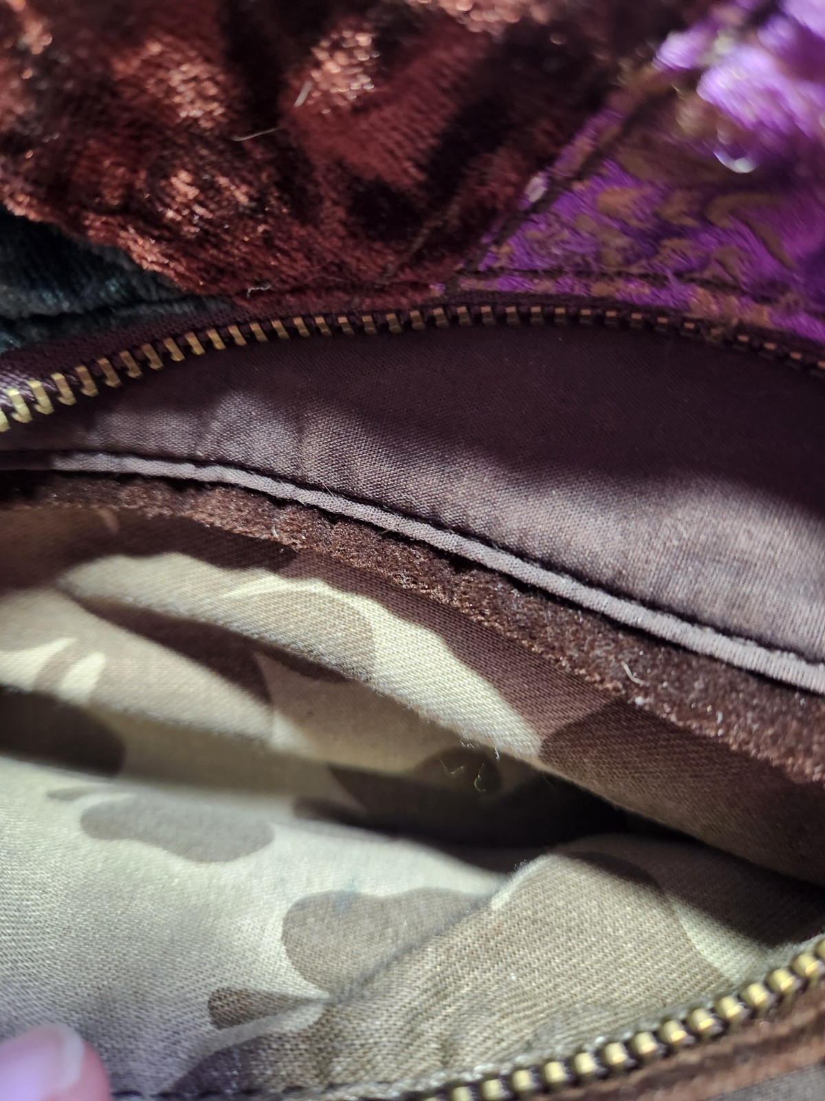 Lucky Brand Multi-Colored Crazy Patchwork Fabric … - image 5