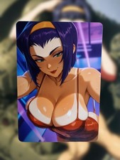Faye Valentine Cowboy Bebop Anime Waifu Sexy Goddess Doujin Lewd Hentai Card