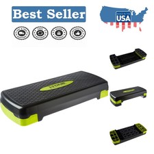 Adjustable Aerobic Step Platform - Non-Slip, ...
