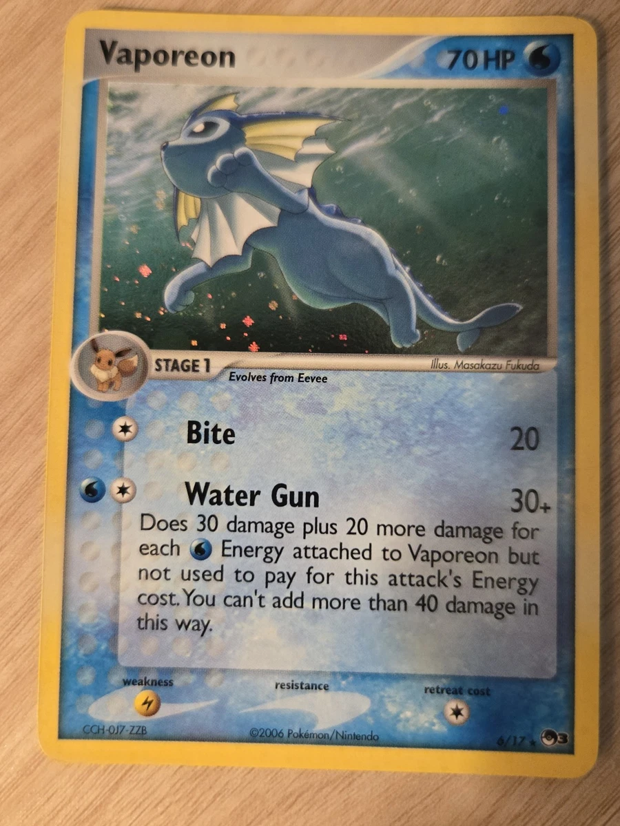 Vaporeon 006/017 POP Series 3 for sale | eBay
