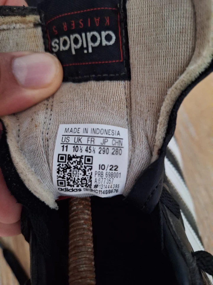 Scarpe da calcetto uomo Adidas Kaiser 5 SEMINUOVE - Immagine 3 di 3