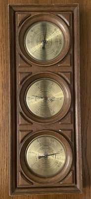 Springfield Weather Station Wall Thermometer Barometer Humidity Meter USA