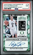 2020 Panini Conference Ticket #77B Payton Pritchard /30 (AU,RC,SSP) 🍀PSA9🍀