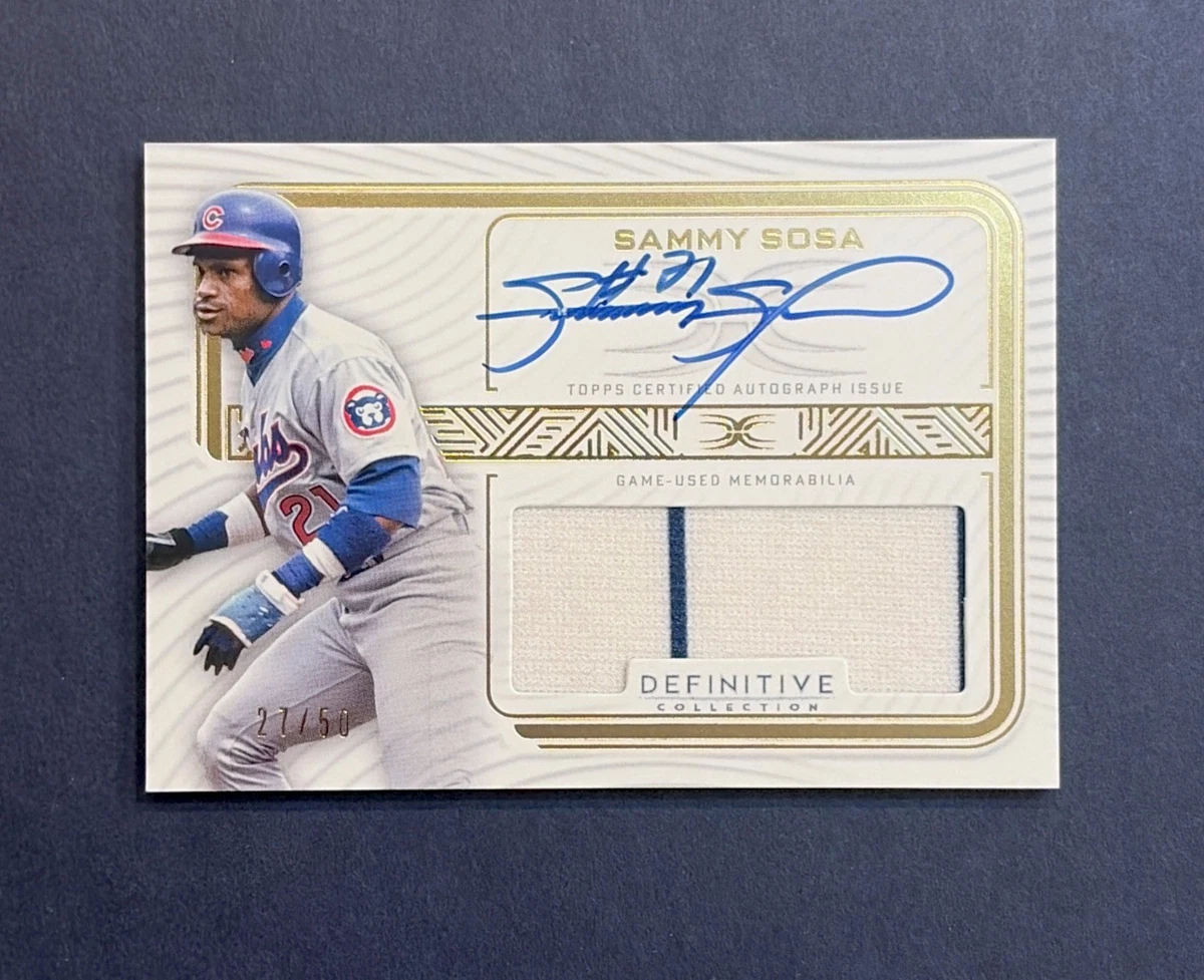 Topps Sammy Sosa Baseball Serial Numbered Sports Trading Cards 