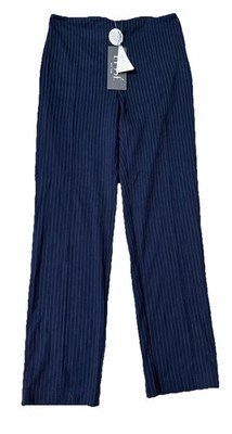 Lysse Women's Signature Legging with Stripes Navy Size Medium, New With Tag