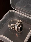 Vintage 926 Sterling Silver Poisoner Ring: Locket Keepsake Size 51