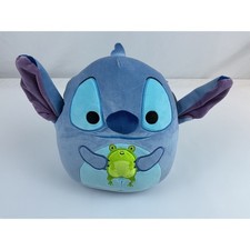 Disney Squishmallows Stitch Plush with Frog Blue Collectible Toy 10"