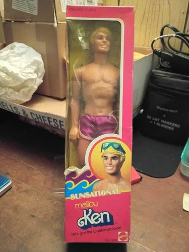 Vintage 1981 Sunsational Malibu Ken #1088 New In Box Never Opened Mattel