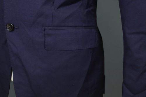Chaqueta Blazer Formal Suitsupply Azul Marino Lana Un Pecho Muesca Solapa Talla 46 - Imagen 8 de 18