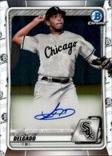 2020 Bowman #CPA-LD Lency Delgado Chrome Prospect Autographs