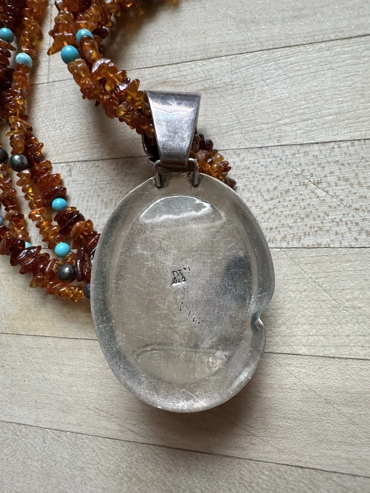 Hermoso collar de cuentas ámbar Foto 2 de 4