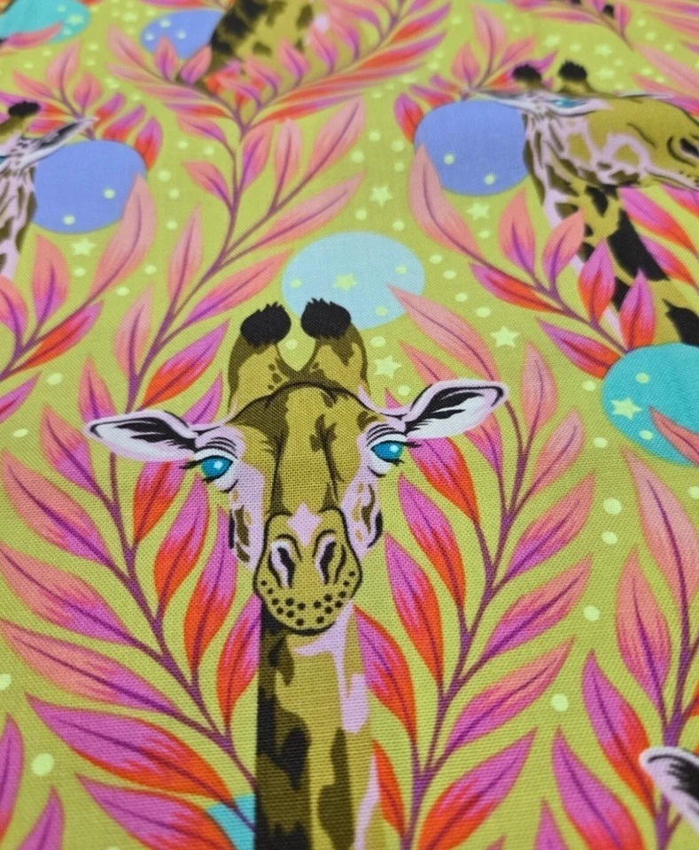 Girafa em feixe de lua 1/2 jarda rosa sempre brilhante "pescoço por dias" - Imagem 3 de 4