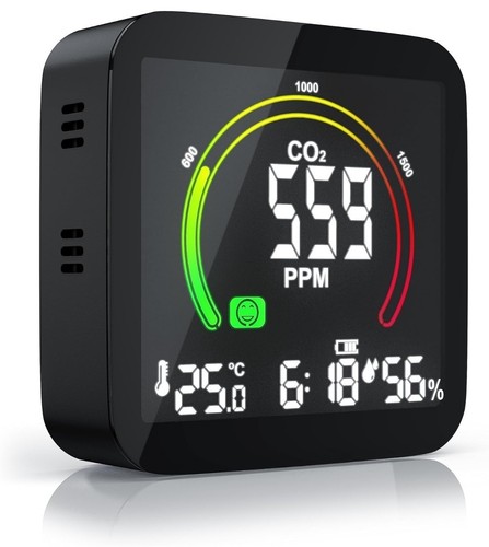 Brandson - Misuratore di CO2 Brandson - misurazione anidride carbonica sveglia - 第 1/5 張圖片