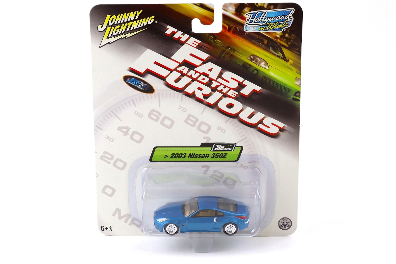 1:64 Johnny Lightning 2003 Nissan 350Z Blue The Fast and the Furious