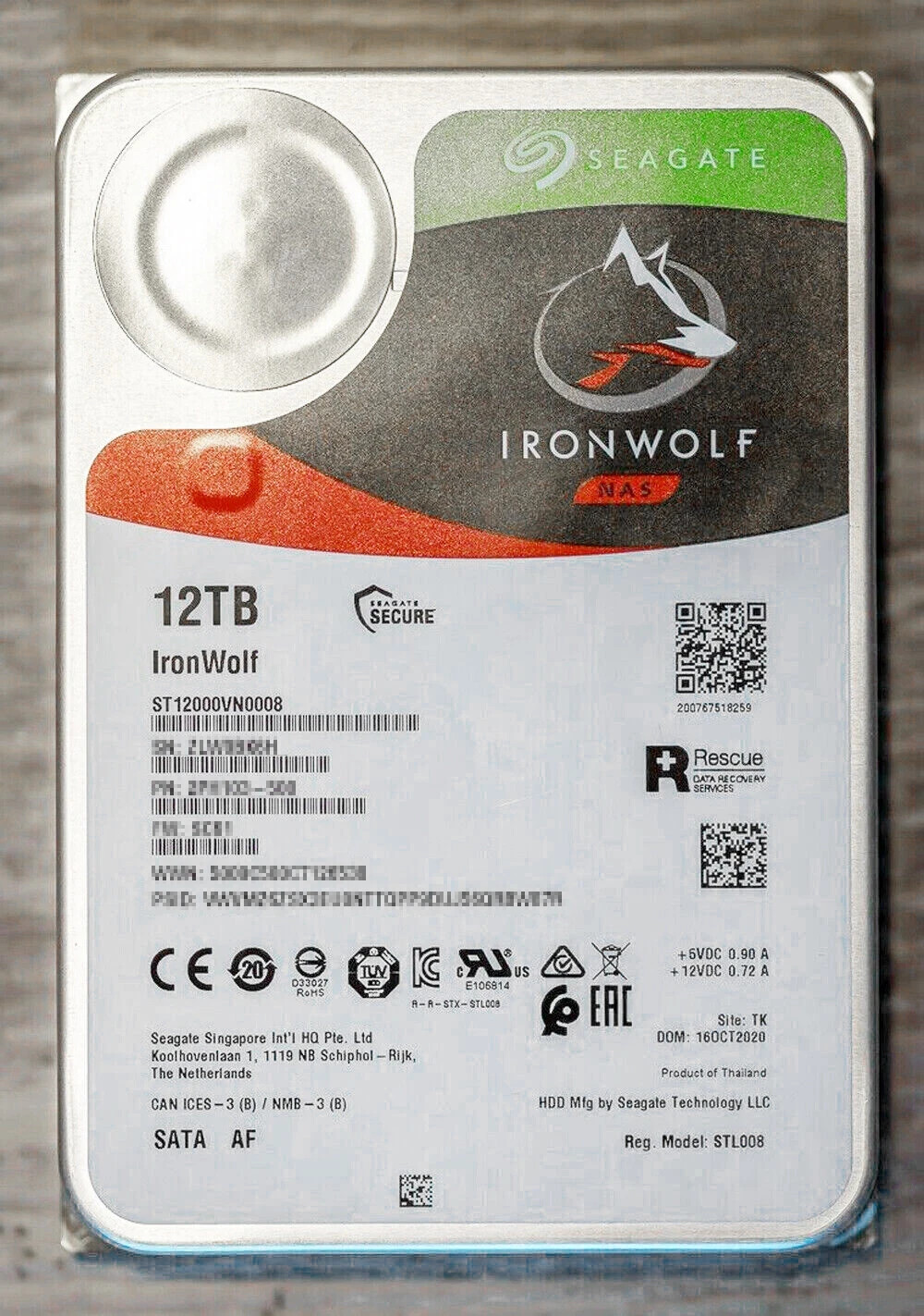 Seagate IronWolf 12TB NAS HDD