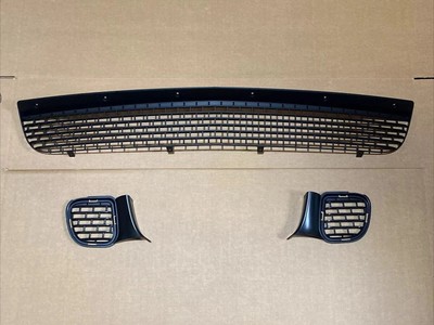 For 2015-2023 Dodge Challenger Bumper Lower Grille with Bezels New Front Set 3Pc