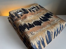 Dunelm Budapest Eyelet Fleece Interlined Thermal Single Door Curtain