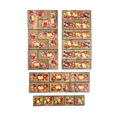 2019 The Isle of Cats Game TCOK601 Replacement Pieces 23 Common Treasures Tiles