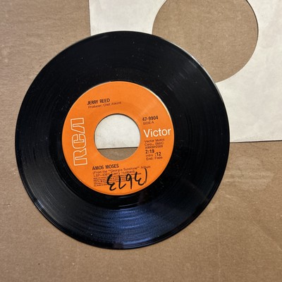 Jerry Reed Amos Moses/The Preacher And The Bear Rca Victor 45