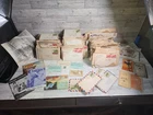 9lb Lot of WWII & 1940s Letters Stamps Postcards Notes Cards Army Military WW2