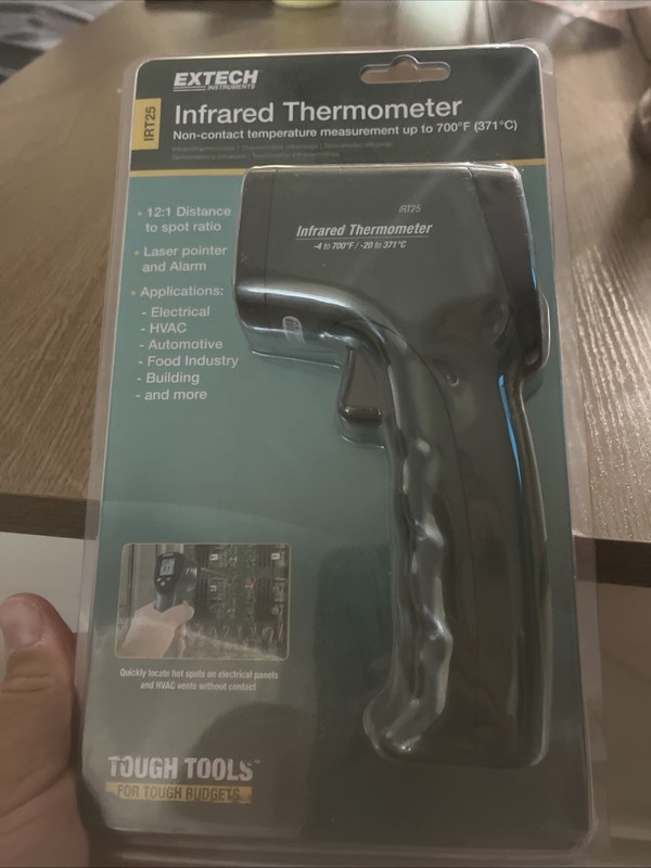Extech Laser Non-Contact Digital Infrared Thermometer