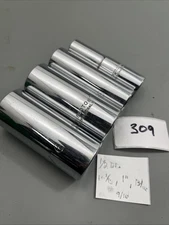 Proto  1/2" Drive 1-1/16"   1"   13/16''  9/16'' 12 Point SAE Deep Chrome  USA