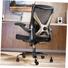 Ergonomic Office Chair - X-Shaped Computer Desk Chair Comfy, Gaming Black Gold