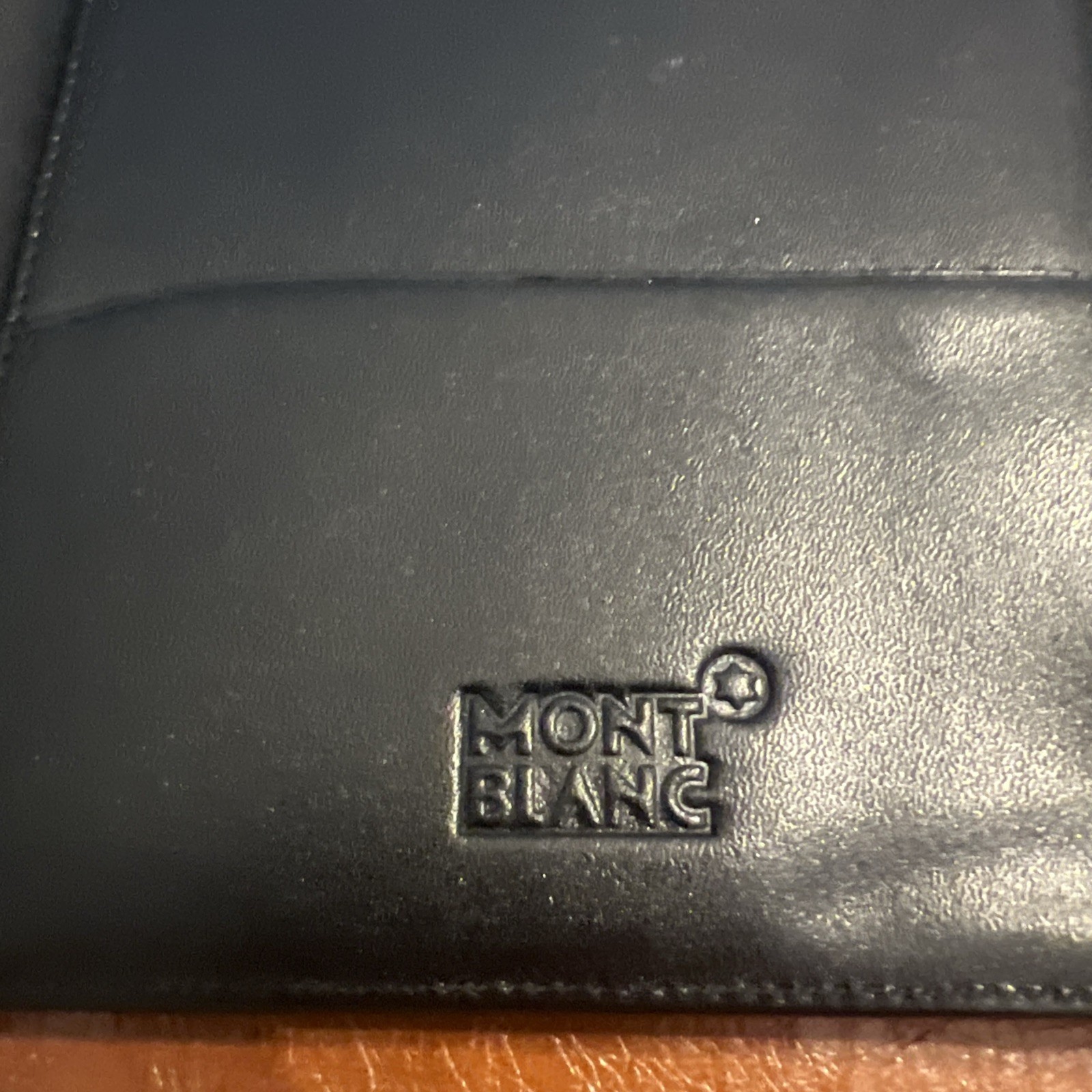 Montblanc Meisterstück Black Leather Passport Holder Bifold Wallet image 4