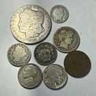 CULL MANIA 1901-O Morgan 90% Silver Dollar, 1909 Dime, 1901 V 5C MORE COBM-9845