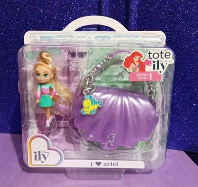 Disney ILY 4Ever tote teenies I Love ARIEL Mini Doll & Purse Little Mermaid