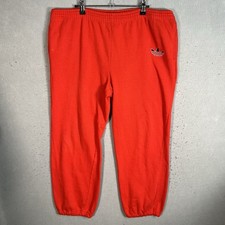 Vintage 90s Adidas Sweatpants Adult XL Red Drawstring Pockets Mens