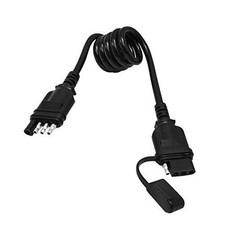 4 Pin Trailer Plug Extender Trailer Wire Extension Harness 4Pin-2.3Ft/28inch