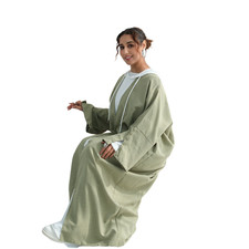 Modest Open Cardigan Muslim Women Abaya Dubai Kaftan Long Dress Kimono Ramadan