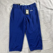 Under Armour Womens UA Softball Pants Royal Blue Size Small NWT