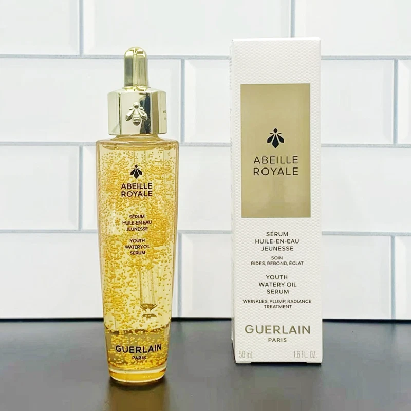Aceite acuoso juvenil avanzado Guerlain Abeille Royale 1,6 fl oz/50 ml NUEVO EN CAJA | EE. UU. Foto 3 de 4