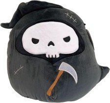 Squishmallow Official Kellytoy Halloween (Otto the Grim Reaper), 12 Inch