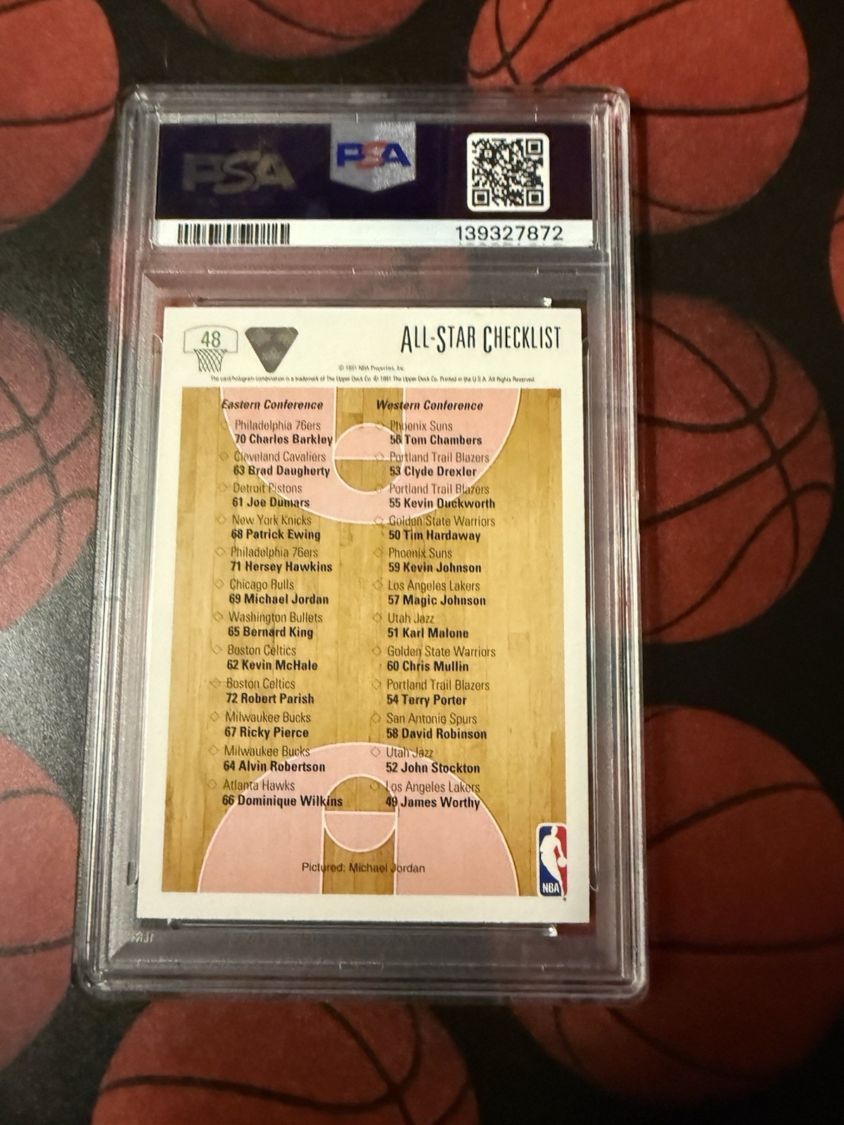 🏀🔥 Michael Jordan • Chicago Bulls • PSA 8 • Vintage Upper Deck Classic 🔥🏀 view 14