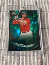 2022 Topps Chrome Black - Xander Bogaerts #59 Green Atomic Refractor 10/99