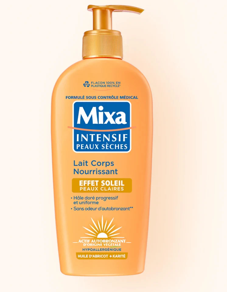 Autobronzant Mixa Effet Soleil hydratant formule fast tan - 3