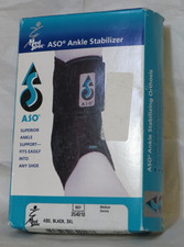 MED SPEC ASO ANKLE STABILIZER 3XL BLACK 264018 SUPPORT LEFT RIGHT AMBI NEW NIB