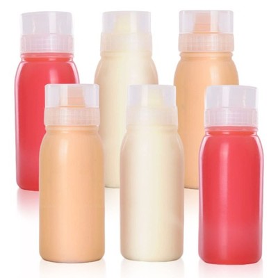 RAMFIYN Condiment Porous Squeeze Bottles, Salad Dressing Container, Squeeze