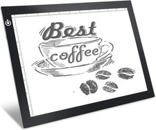 A4 Dimmable LED Artcraft Light Box Tracer Slim Light Pad Portable Tablet USB Pow